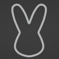 Cookie-Cutter-1.png Free STL file Bunny Cookie Cutter・Design to download and 3D print