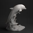 Dolphin_9.jpg Delfin springende Statue