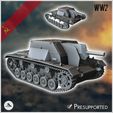 1-PREM.jpg SG-122 122 mm M-30 mounted howitzer SPG - Soviet army WW2 Second World East front Ostfront RPG Mini Hobby