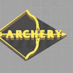 pp.PNG Archery Keychain