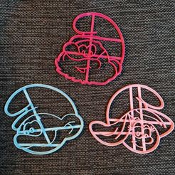 WhatsApp-Image-2021-04-24-at-14.31.38.jpeg Fichier STL Set de découpe Les Schtroumpfs (Schtroumpfs)・Plan imprimable en 3D à télécharger
