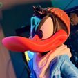 🦆 Urban Daffy Duck / Urban vibes / Street Style Fan Art Figurine (Multi-Part, Multi-Color STL and 3mf) / m3dcury