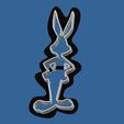Bugs_bunny.JPG Free STL file Bugs Bunny cookies cutter・3D printing model to download, BOUVERAT3DPrint