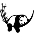 1.png Sleeping Panda Wall Decor