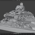 Handcrafted-Soviet-Tank-Art-Model.jpg T-34 Tank Diorama STL - WWII Soviet Tank 3D Print Model