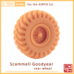 c3d_3d72nd_76_wheels_scammell_rear_goodyear.png 3D72ND - 1/76TH SCALE SCAMMELL GOODYEAR REAR WHEELS