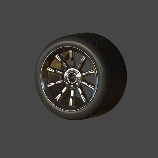 🚗 Wheels custom model car rims・Free STL File for ・Cults