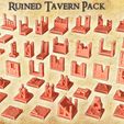 Ruined-Tavern-Set-6-re.jpg Ruined Tavern Set 28 mm Tabletop Terrain