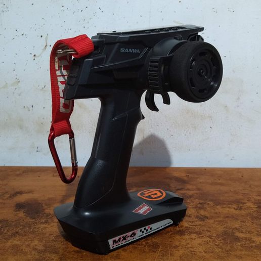 sanwa mx 6 steering wheel one hand control 3D model