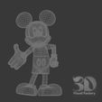 04.jpg Фигурка Микки Мауса - STL и OBJ файлы для 3D печати