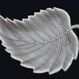 2.png Leaf Shaped Tray - 3D STL file for CNC
