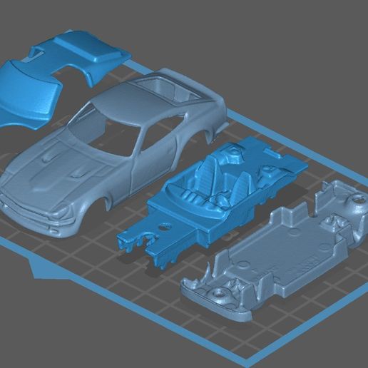 🩻 HW Datsun 240Z All Separate Parts 3d Scan・ STL File for