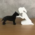 WhatsApp-Image-2023-01-06-at-10.11.51-1.jpeg Girl and her Pit bull (tied hair) for 3D printer or laser cut