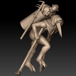 demon.jpg Fichier STL Démon d'HIERONYMUS BOSCH ART・Plan imprimable en 3D à télécharger
