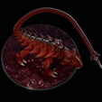 Agascorpion-highpoly-14.png Agascorpion hell monster statue fantasy agama / Scorpio POSE 2