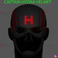 01.jpg Captain Hydra Helmet - Marvel Comics - High Quality Model 3D print model