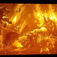 Ragnaros.png World of Warcraft Lithophane Frame