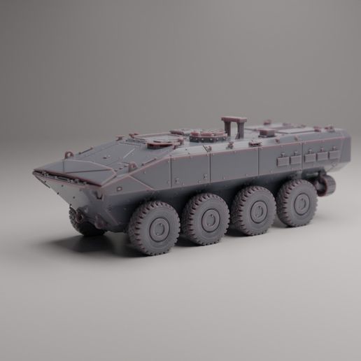 BAE Systems Amphibious Combat Vehicle ACV USMC 8x8 3D model