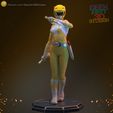 Yellow01.jpg 3D file Yellow Ranger - Mighty Morphin Power Rangers・Template to download and 3D print