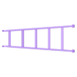 ladder.stl STL file Scale 1/10 ladder・3D printable model to download