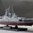 694fc8b5-d816-4867-9aa0-9d5b6db5e49e.png Impression 3D de données JAPONAISES 1/700 Yamato Destroyer Extra-Large Railgun