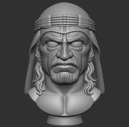 Sabu Stylized Bust - ECW Collection 1 - 3D model önizlemesi