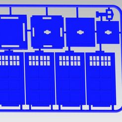 Tardis_V2.JPG Archivo STL gratis Kit de caja de policía Tardis Dr. Who Actualizado・Diseño por impresión en 3D para descargar