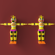 untitled.1128.png TOY CHICA ,FIVE NIGHTS AT FREDDY'S / PRINT-IN-PLACE WITHOUT SUPPORT