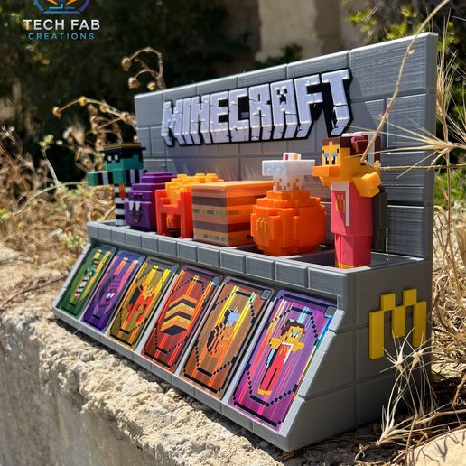 🎬 Minecraft Movie x McD's Stand・ STL File for 3D printing・Cults