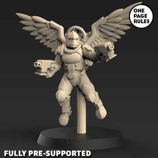 Battle Sisters Jetpack Trooper 3D model