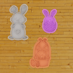 untitled.png STL-Datei COOKIE CUTTER Osterhasen 1・3D-druckbares Modell zum Herunterladen