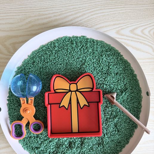 Sapin et cadeau sensoriel