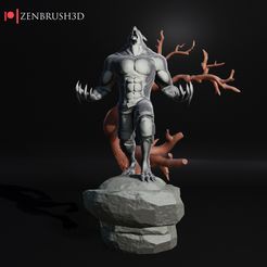\@ | ZENBRUSH3D 3D-Datei Recio - Wolfteam 3D PRINTING MODEL STL・Design für 3D-Drucker zum herunterladen