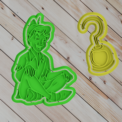 untitled.png Fichier STL peter pan COOKIE CUTTER set of 2・Plan à imprimer en 3D à télécharger
