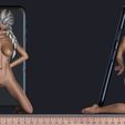 17-2519_Viewport_031.jpg Archivo STL Soporte para teléfono Elsa 3 (NSFW)・Objeto imprimible en 3D para descargar