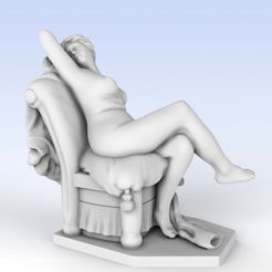 untitled.1604.jpg Free STL file Reclining nude・3D printer model to download, Yehenii