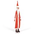 1.jpg Free STL file Slim Santa Claus・3D print design to download