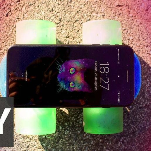 The world's smallest penny board - worlds smallest penny board - 3D model önizlemesi