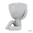 0063.png Free STL file Stylish pot・3D printer model to download
