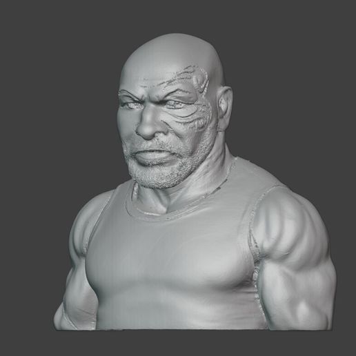 Mike Tyson (bust) 3D model