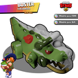 cocobuster.png Buster Crocodile - Brawl Stars ( Projector )