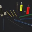 stationery_pack_7.jpg Stationery 3D Model Collection