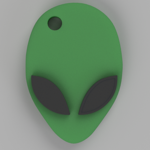🗝️ ALIENWARE KEYRING・Free STL File for 3D printing・Cults