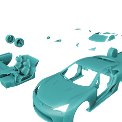 1.png Fichier STL Lexus LFA・Modèle à télécharger et à imprimer en 3D