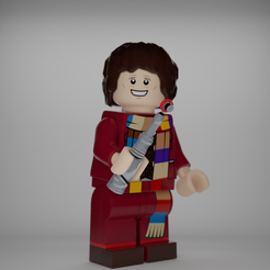 0002.png Minifig 4th Doctor Sonic Screwdriver
