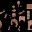 parts.jpg Fan Art - Pennywise aus IT - Statue