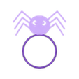 A21-Spider.obj Napkin Ring Halloween Bat and Spider | Napkin Holder | Table Decoration | Place Setting | Minimalist