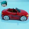 0229-Cabrio-Racer-Car-_2.png Cabrio / Car Model Kit / Articulated Racer Vehicle / DIY Racing Figure / Auto Statue / Home Decoration