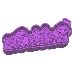 i.png STL file HO HO HO FRESHIE MOLD - SILICONE MOLD BOX・3D printer model to download