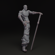 3.png Archivo STL gratis Urtod - Mercenario nubio - Escultura estilo anime / manga・Modelo para descargar y imprimir en 3D